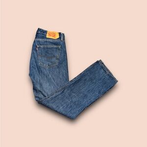 Levi's 501 straight leg blue denim jeans men’s 36 x 34